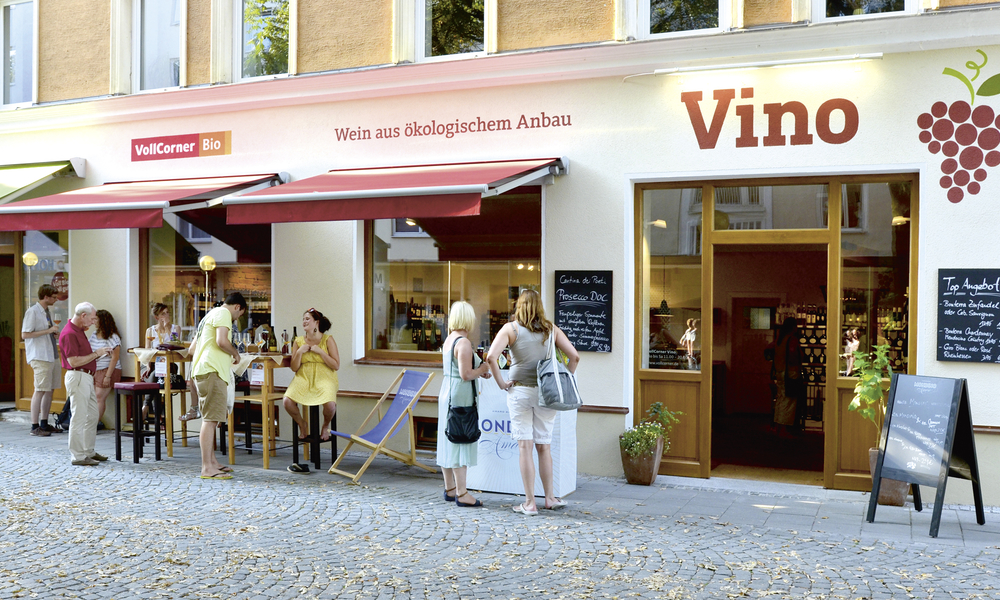 Der Bio-Weinhandel VollCorner Vino in Haidhausen