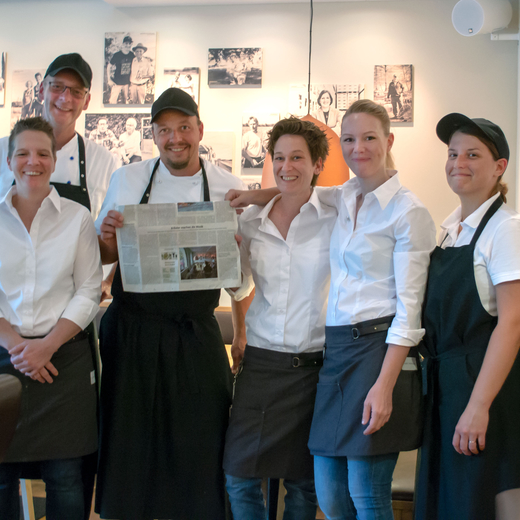 Küchen-Chef Andreas Lübber und sein Team vom resihuber