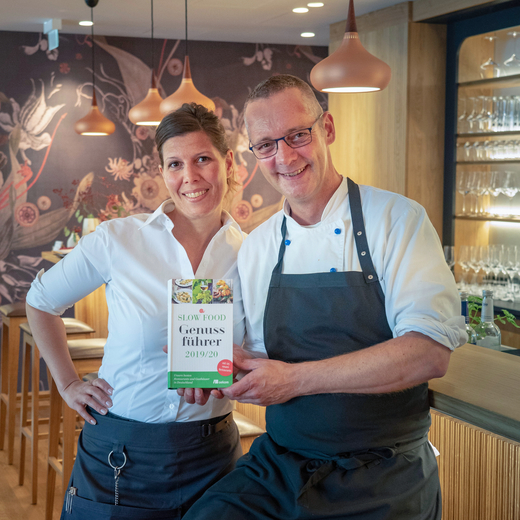 Slow Food Genussführer 2019/20 München resihuber Andreas Lübber und Aicha Aridi